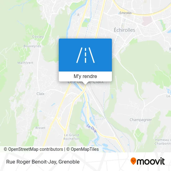 Rue Roger Benoit-Jay plan