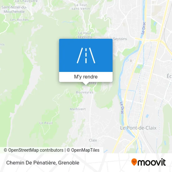 Chemin De Pénatière plan