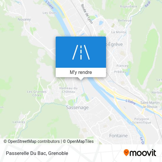 Passerelle Du Bac plan