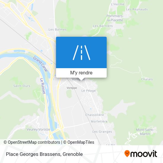 Place Georges Brassens plan