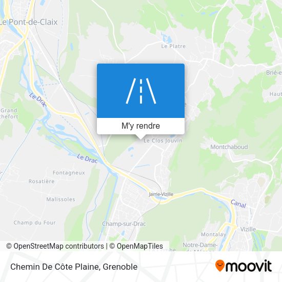 Chemin De Côte Plaine plan