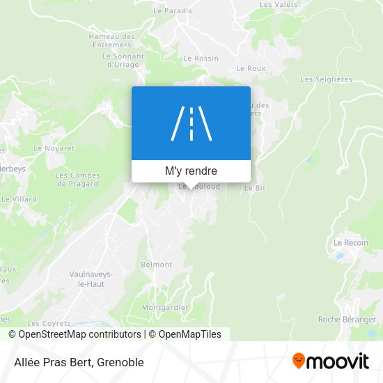 Allée Pras Bert plan