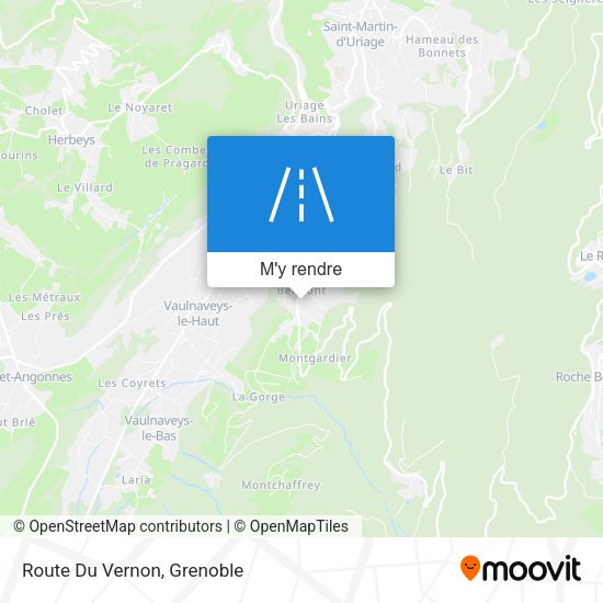 Route Du Vernon plan