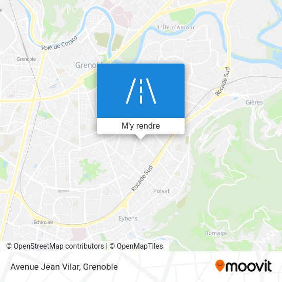 Avenue Jean Vilar plan