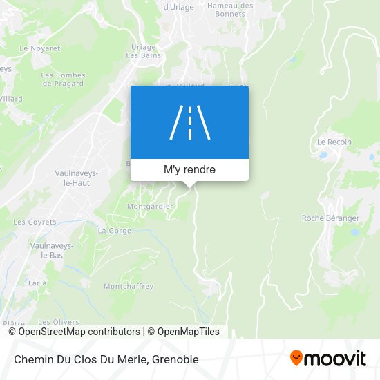 Chemin Du Clos Du Merle plan