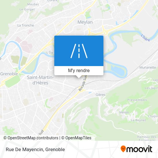Rue De Mayencin plan