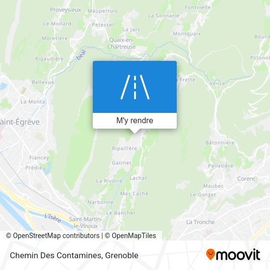 Chemin Des Contamines plan