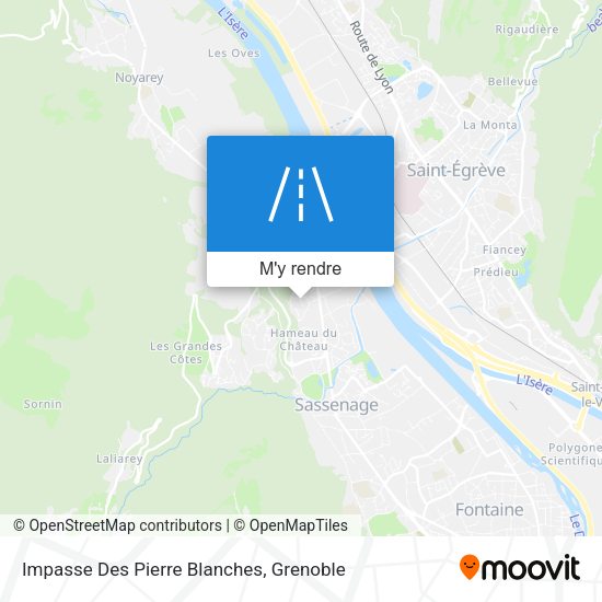Impasse Des Pierre Blanches plan