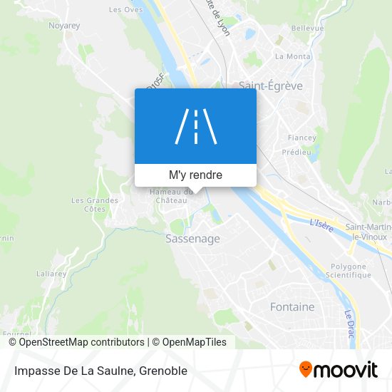 Impasse De La Saulne plan