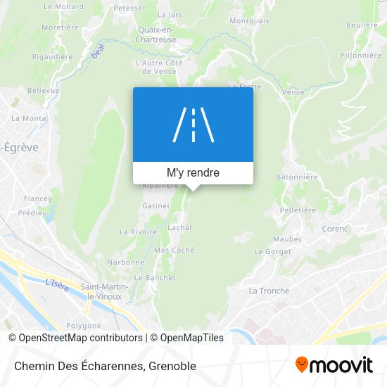 Chemin Des Écharennes plan
