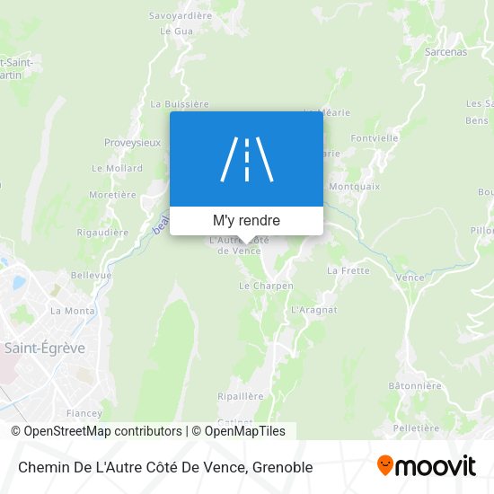 Chemin De L'Autre Côté De Vence plan
