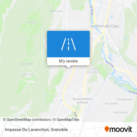 Impasse Du Lavanchon plan