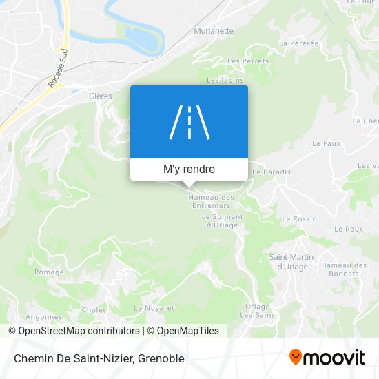 Chemin De Saint-Nizier plan