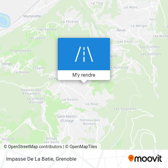 Impasse De La Batie plan