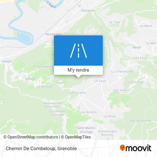 Chemin De Combeloup plan