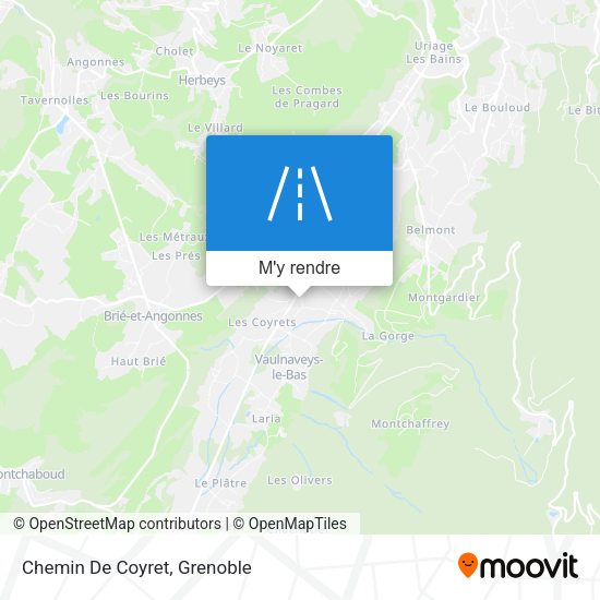 Chemin De Coyret plan