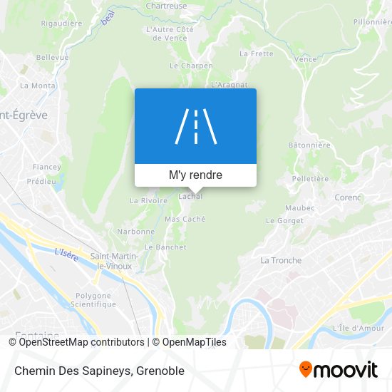 Chemin Des Sapineys plan