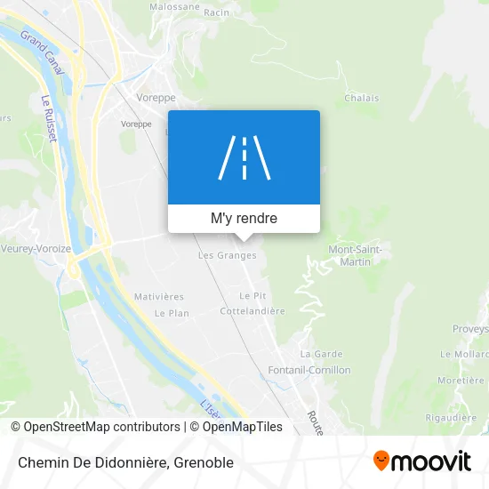 Chemin De Didonnière plan