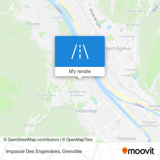 Impasse Des Engenières plan