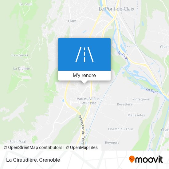La Giraudière plan