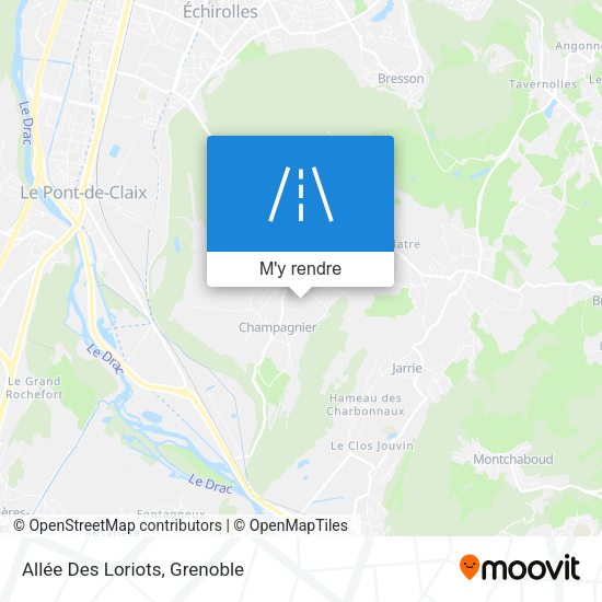 Allée Des Loriots plan