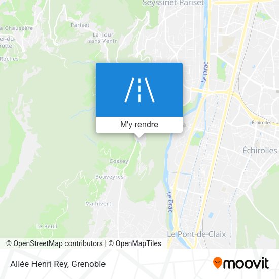Allée Henri Rey plan