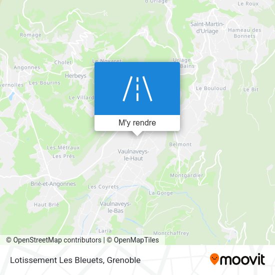 Lotissement Les Bleuets plan