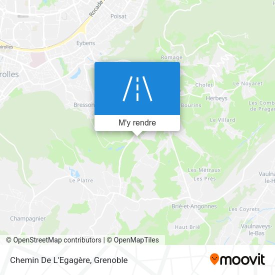 Chemin De L'Egagère plan