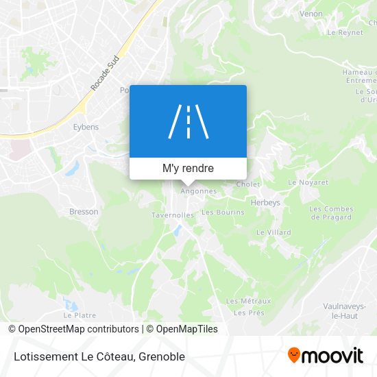 Lotissement Le Côteau plan