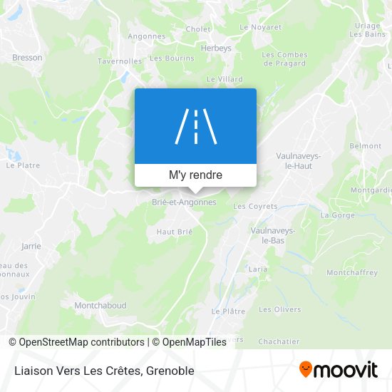 Liaison Vers Les Crêtes plan