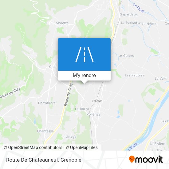 Route De Chateauneuf plan