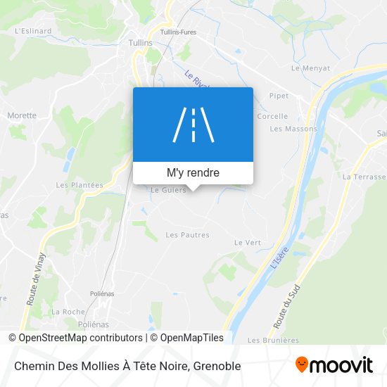 Chemin Des Mollies À Tête Noire plan