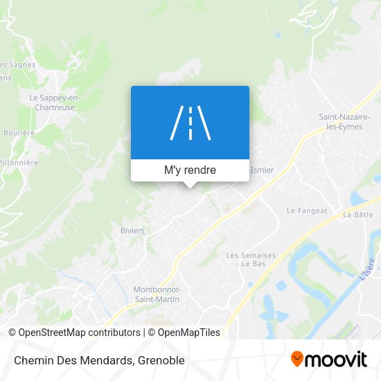 Chemin Des Mendards plan
