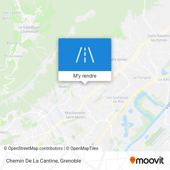 Chemin De La Cantine plan
