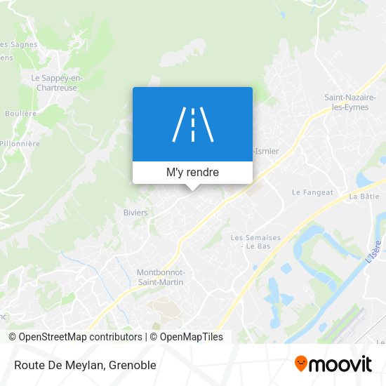 Route De Meylan plan