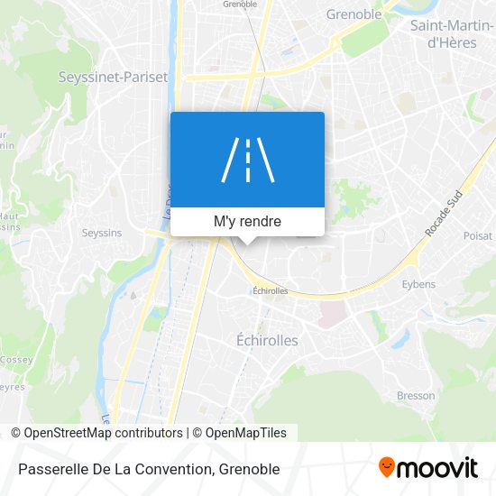 Passerelle De La Convention plan
