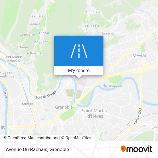 Avenue Du Rachais plan
