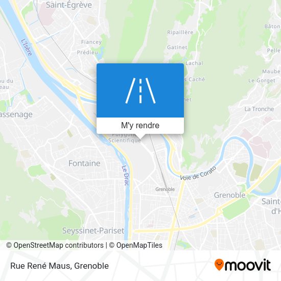Rue René Maus plan