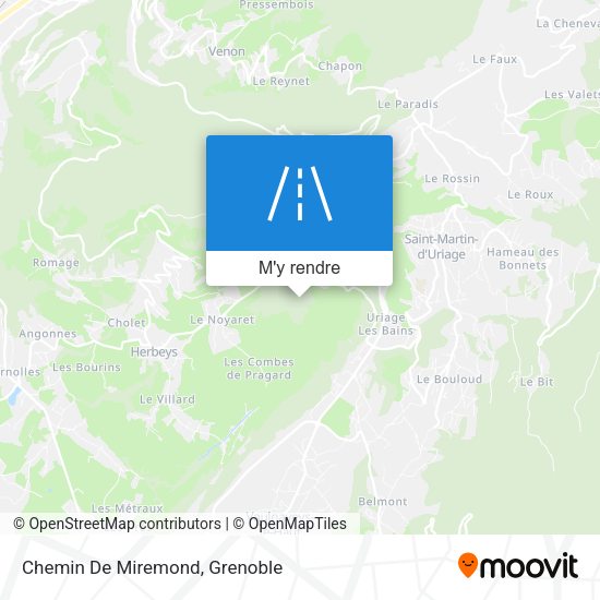 Chemin De Miremond plan