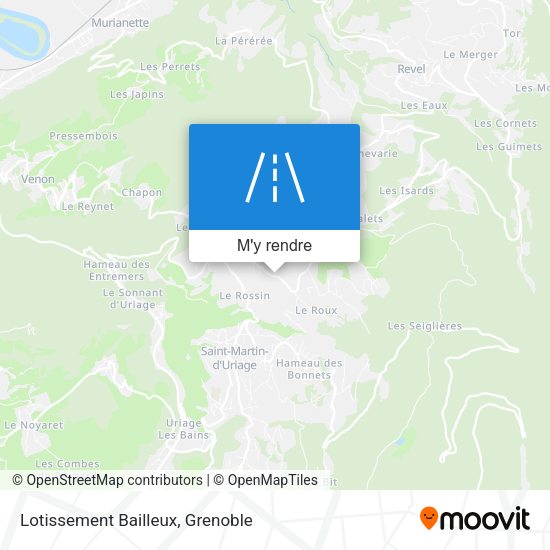Lotissement Bailleux plan