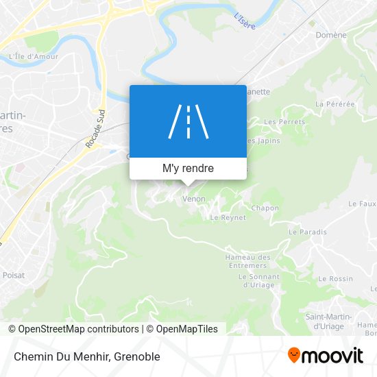Chemin Du Menhir plan