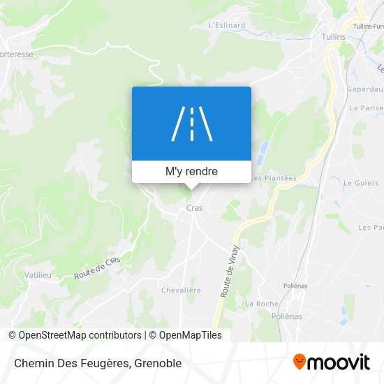 Chemin Des Feugères plan