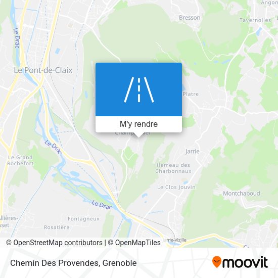 Chemin Des Provendes plan