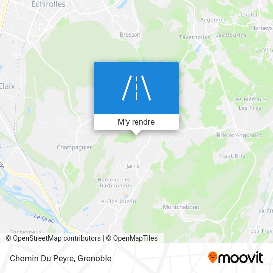 Chemin Du Peyre plan