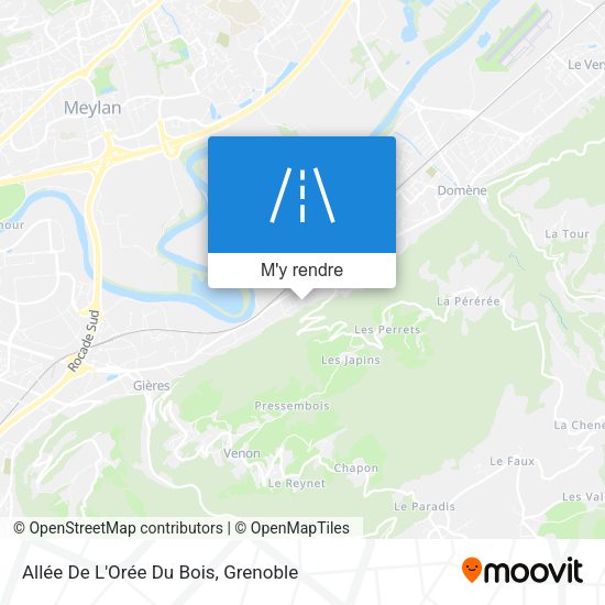 Allée De L'Orée Du Bois plan