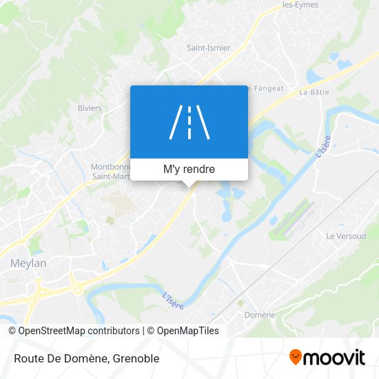 Route De Domène plan