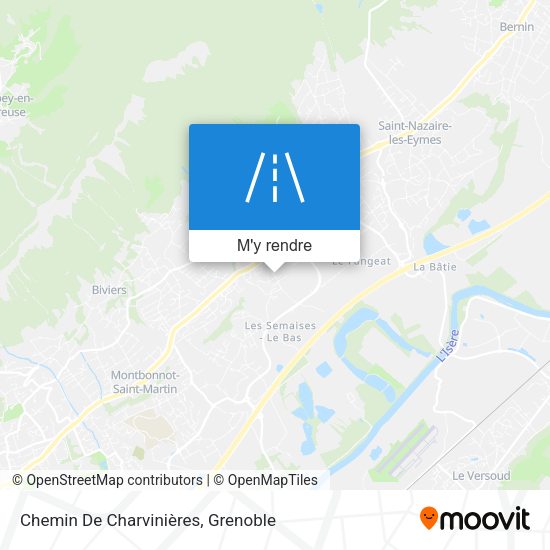 Chemin De Charvinières plan