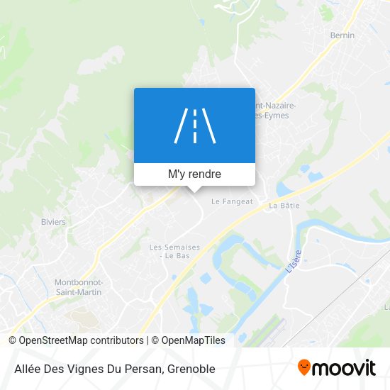 Allée Des Vignes Du Persan plan
