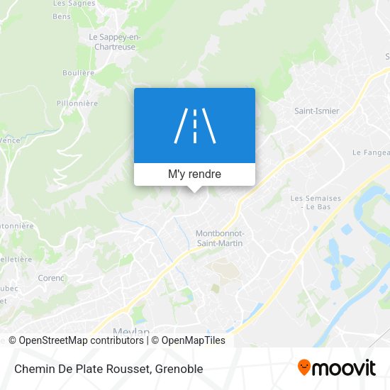 Chemin De Plate Rousset plan