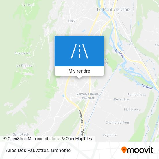 Allée Des Fauvettes plan